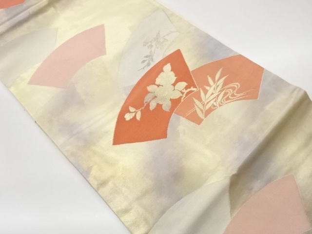 JAPANESE KIMONO / CAMELLIA / PLUM / GRASS / RUNNING WATER PATTERNS WOV